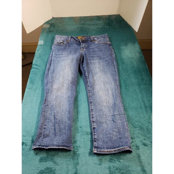 KUT from the Kloth Jeans Size 8 Womens Blue Denim Pants Ladies Mid Rise Straight - Picture 1 of 13